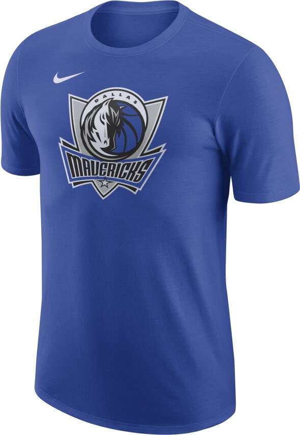 Nike Dallas Mavericks Essential NBA-herenshirt Blauw