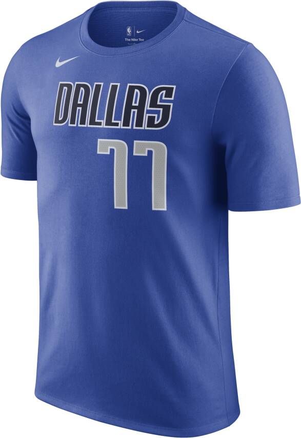 Nike Dallas Mavericks NBA-herenshirt Blauw