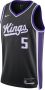 Nike De'Aaron Fox Sacramento Kings 2023 24 Icon Edition Swingman NBA-jersey met Dri-FIT Zwart - Thumbnail 1