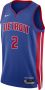 Nike Detroit Pistons Icon Edition 2022 23 Dri-FIT Swingman NBA-jersey voor heren Blauw - Thumbnail 1
