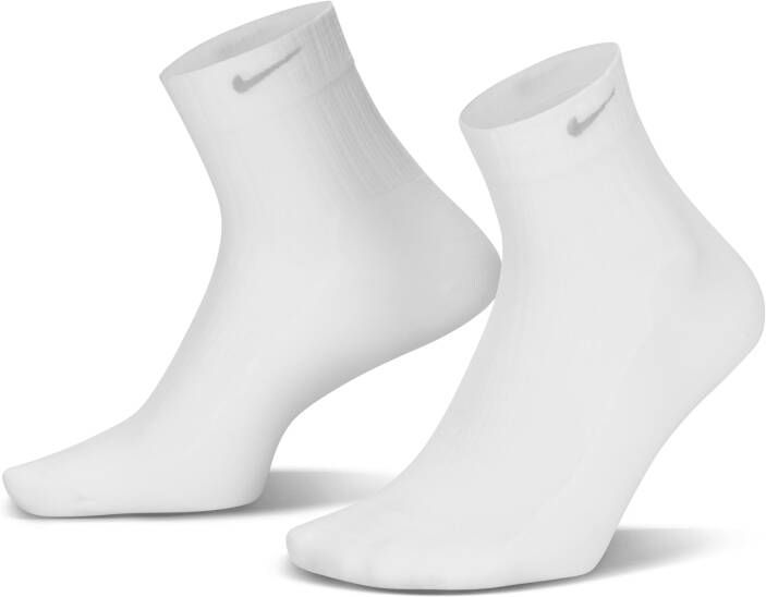 Nike Doorschijnende enkelsokken voor dames (1 paar) Wit