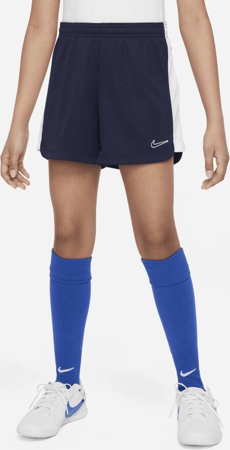 Nike Dri-FIT Academy 23 voetbalshorts voor meisjes Blauw