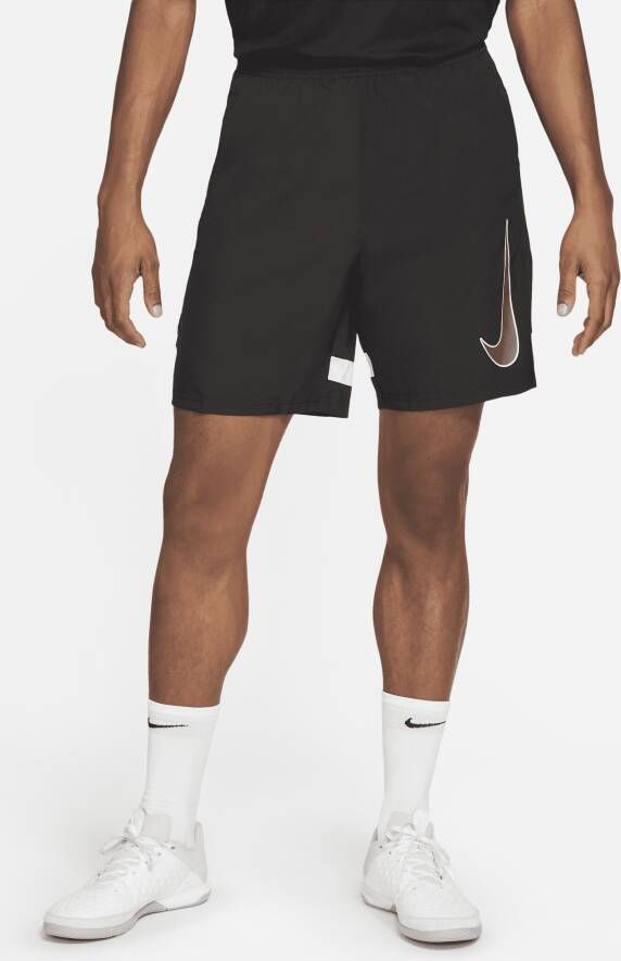Nike Dri-FIT Academy Geweven voetbalshorts voor heren Zwart
