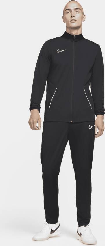 Nike Dri-FIT Academy Knit voetbaltrainingspak voor heren Zwart
