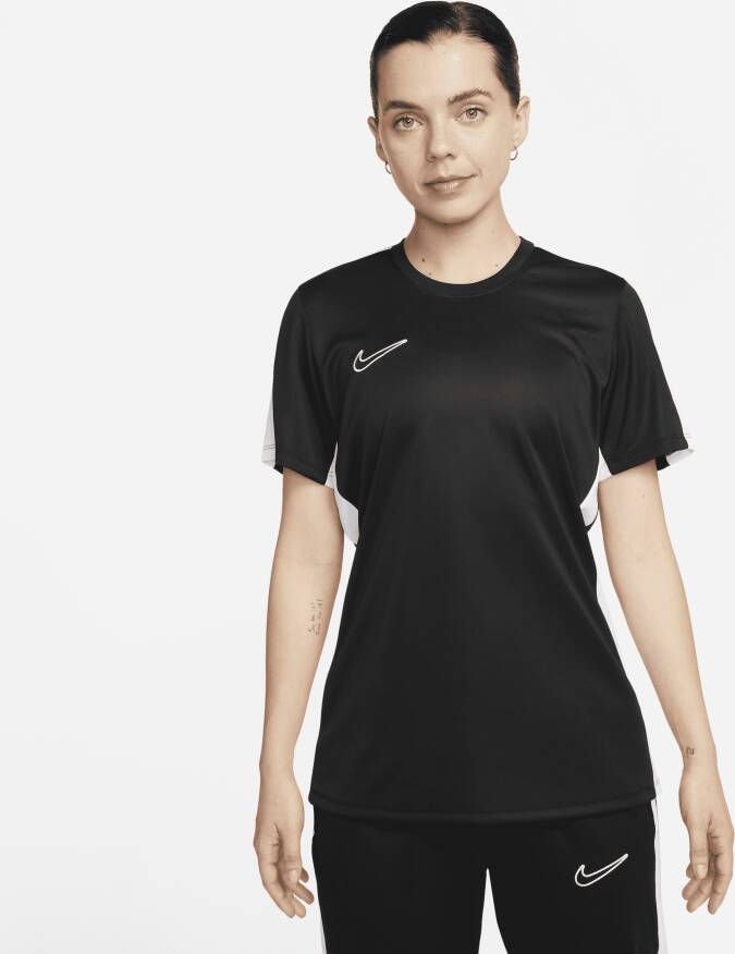 Nike Dri-FIT Academy Voetbaltop met korte mouwen voor dames Zwart