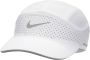 Nike Dri-FIT ADV Fly ongestructureerde reflecterende pet Wit - Thumbnail 1