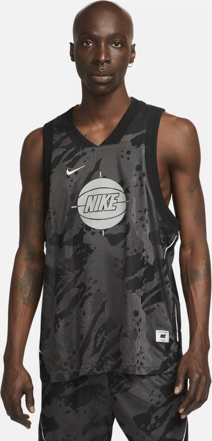 Nike Dri-FIT ADV Premium basketbaljersey voor heren Zwart
