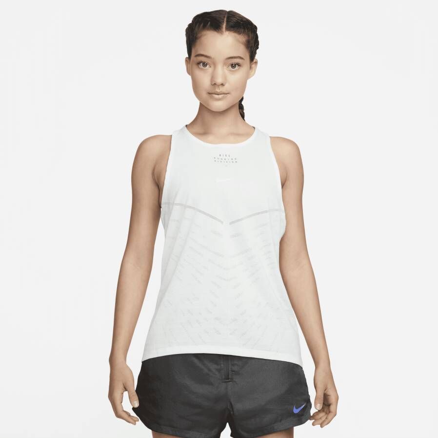 Nike Dri-FIT ADV Run Division Engineered hardlooptanktop voor dames Groen