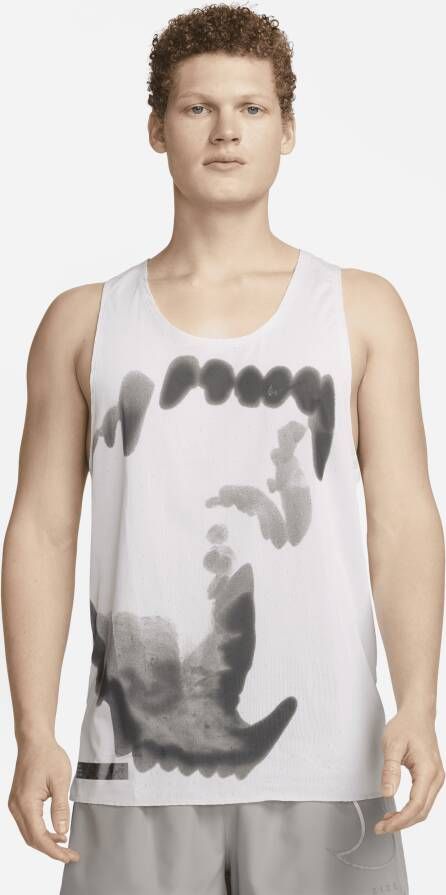 Nike Dri-FIT ADV Run Division Pinnacle Hardlooptanktop voor heren Grijs