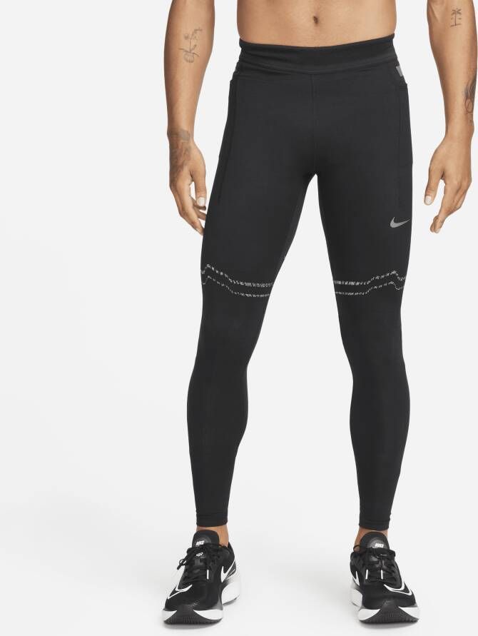 Nike Dri-FIT ADV Running Division hardlooptights voor heren Zwart