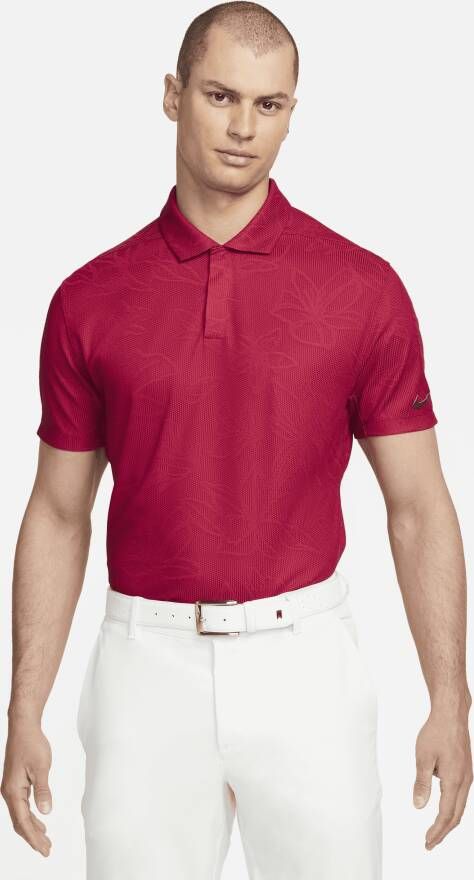 Nike Dri-FIT ADV Tiger Woods Golfpolo voor heren Rood