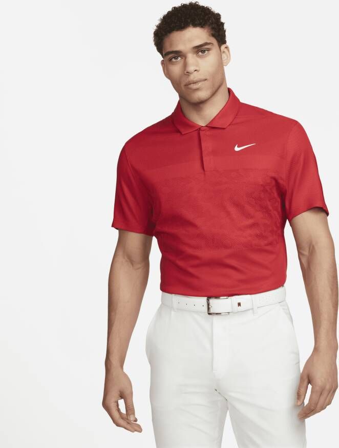 Nike Dri-FIT ADV Tiger Woods Golfpolo voor heren Rood