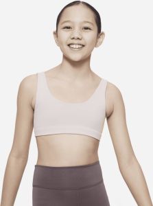 Nike Dri-FIT Alate All U Sport-bh voor meisjes Bruin