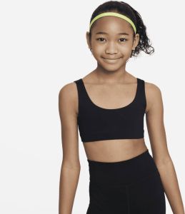Nike Dri-FIT Alate All U Sport-bh voor meisjes Zwart