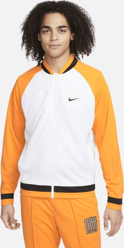 Nike Dri-FIT Basketbaljack voor heren Wit