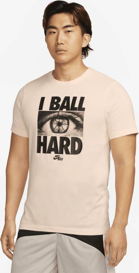 Nike Dri-FIT Basketbalshirt voor heren Bruin