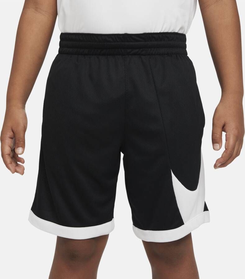 Nike Dri-FIT Basketbalshorts voor jongens Zwart