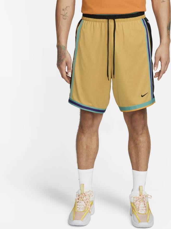 Nike Dri-FIT DNA Basketbalshorts voor heren (20 cm) Bruin