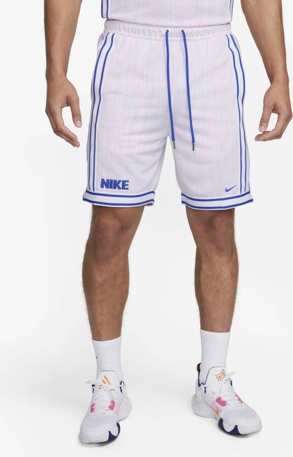 Nike Dri-FIT DNA+ Basketbalshorts voor heren (20 cm) Wit