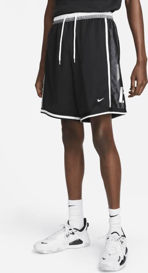 Nike Dri-FIT DNA Basketbalshorts voor heren (20 cm) Zwart