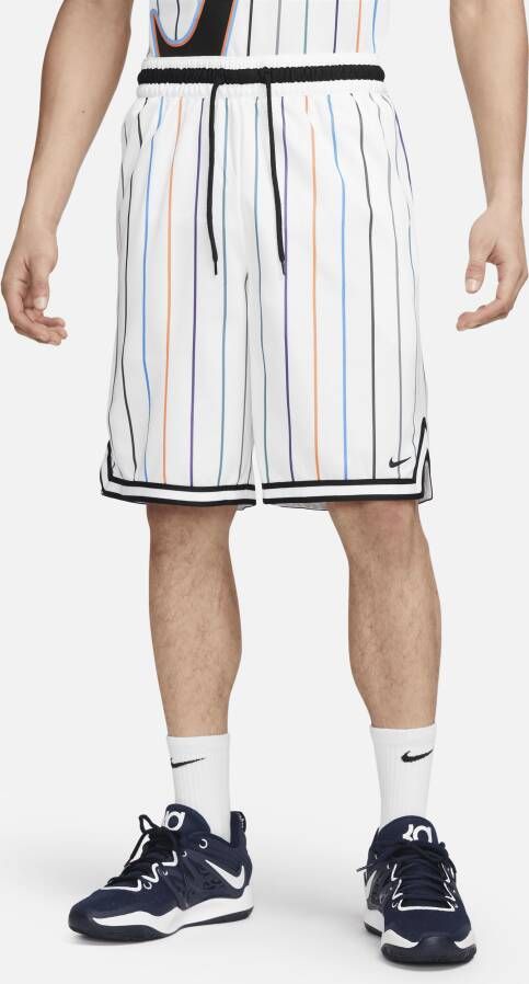 Nike Dri-FIT DNA Basketbalshorts voor heren (26 cm) Wit