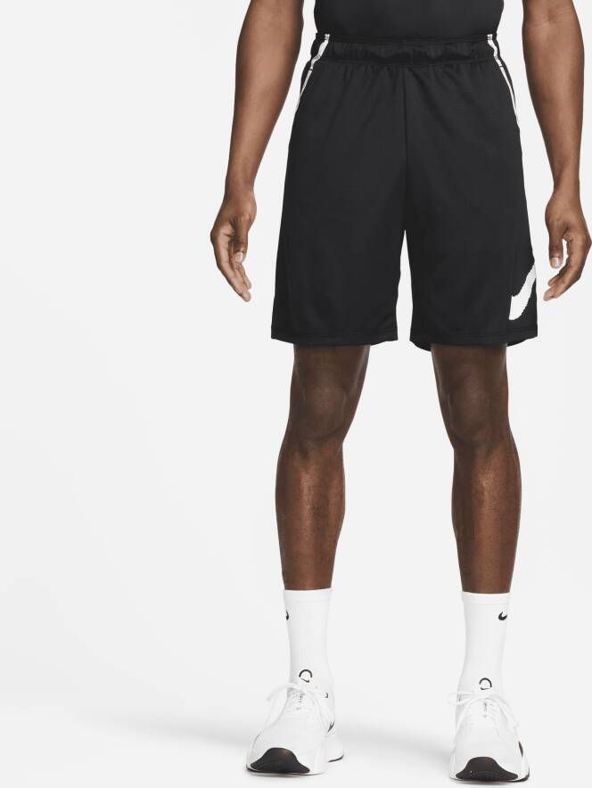Nike Dri-FIT D.Y.E. Knit trainingsshorts voor heren Zwart