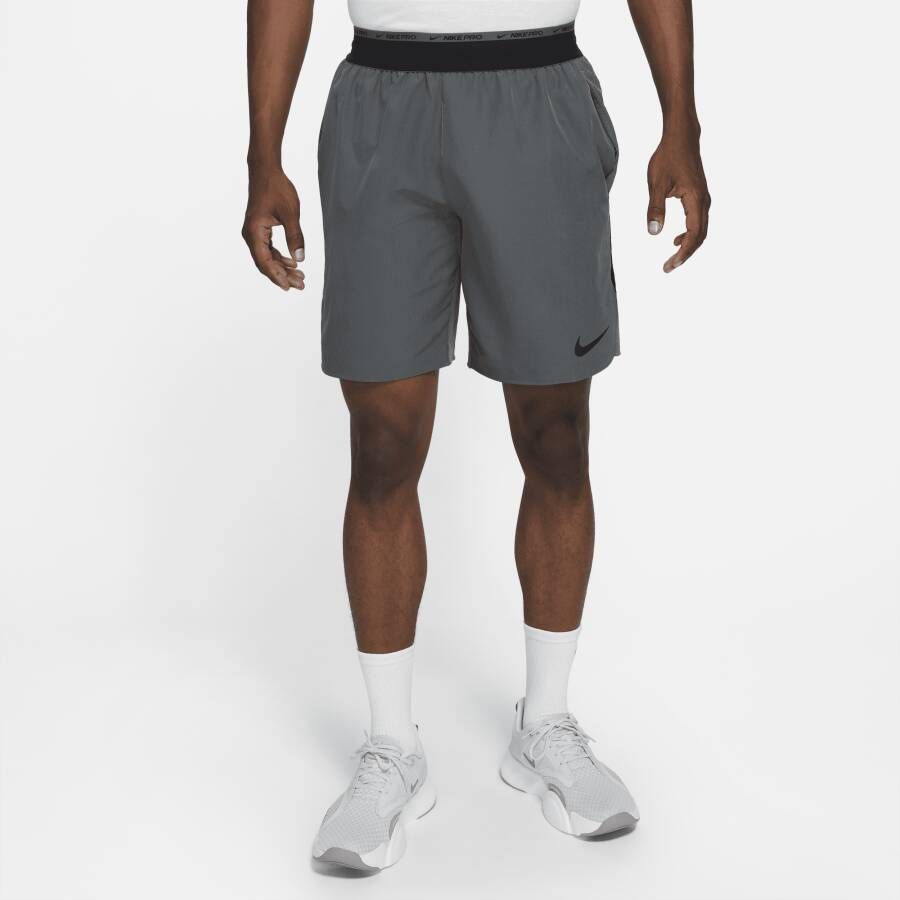 Nike Dri-FIT Flex Rep Pro Collection Niet-gevoerde trainingsshorts voor heren (van 20 cm) Grijs