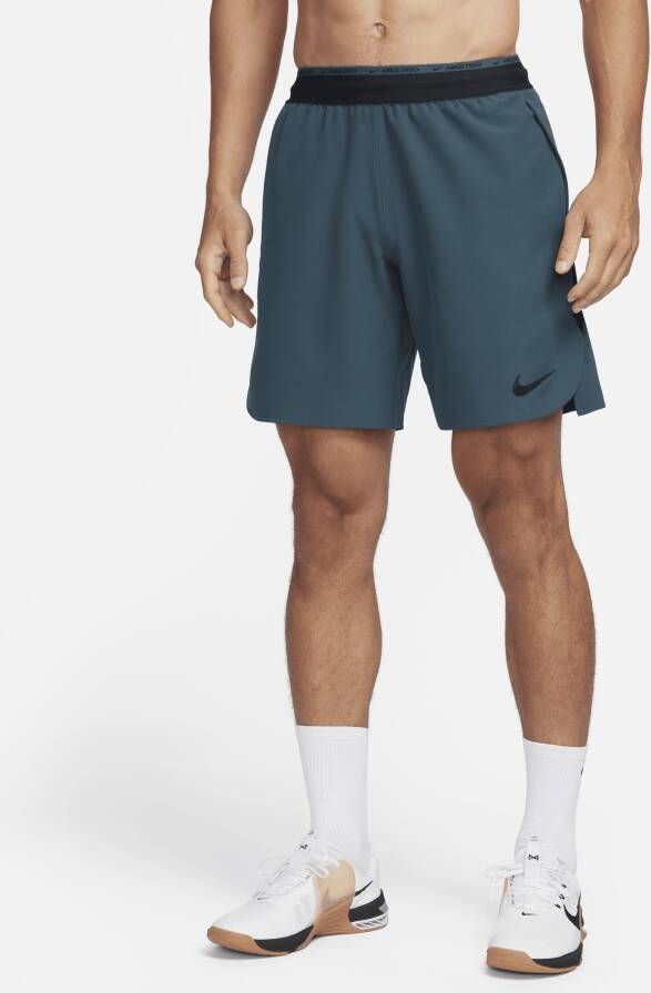 Nike Dri-FIT Flex Rep Pro Collection Niet-gevoerde trainingsshorts voor heren (van 20 cm) Groen