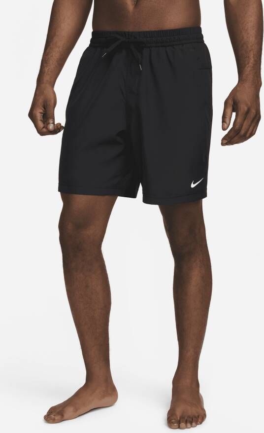 Nike Form Dri-FIT multifunctionele herenshorts zonder binnenbroek (18 cm) Zwart
