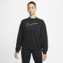 Nike Dri-FIT Get Fit Sweatshirt met ronde hals en graphic voor dames Zwart - Thumbnail 1