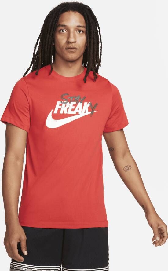 Nike Dri-FIT Giannis Basketbalshirt voor heren Rood