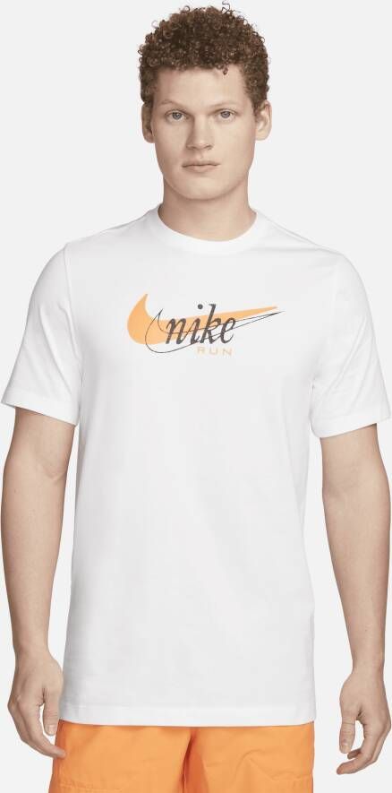 Nike Dri-FIT Hardloopshirt voor heren Wit