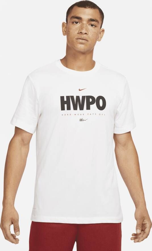 Nike Dri-FIT 'HWPO' Trainingsshirt voor heren Wit
