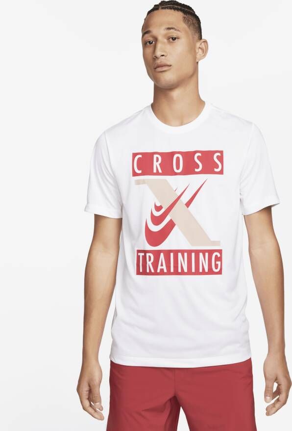 Nike Dri-FIT Legend Fitness T-shirt voor heren Wit