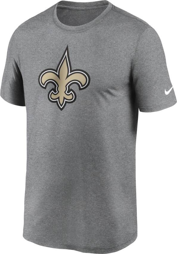 Nike Dri-FIT Logo Legend (NFL New Orleans Saints) T-shirt voor heren Grijs