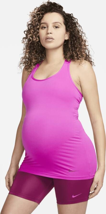 Nike Dri-FIT (M) Tanktop voor dames (zwangerschapskleding) Roze