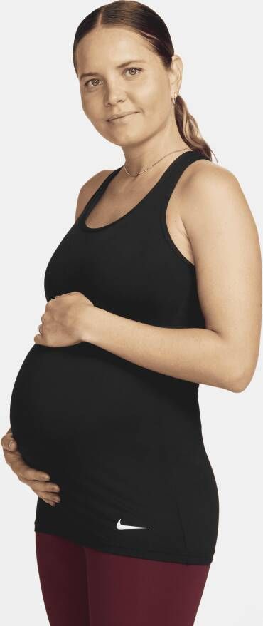 Nike Dri-FIT (M) Tanktop voor dames (zwangerschapskleding) Zwart