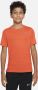 Nike Dri-FIT Miler trainingstop voor jongens Rood - Thumbnail 1