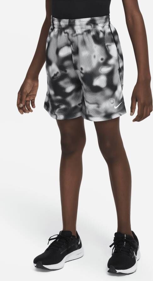 Nike Dri-FIT Multi+ Trainingsshorts met print voor jongens Zwart