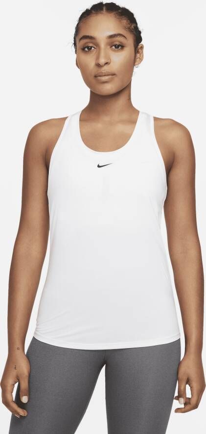 Nike Dri-FIT One Aansluitende tanktop voor dames Wit