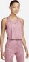 Nike Dri-FIT One Trainingstanktop met print voor dames Roze - Thumbnail 2