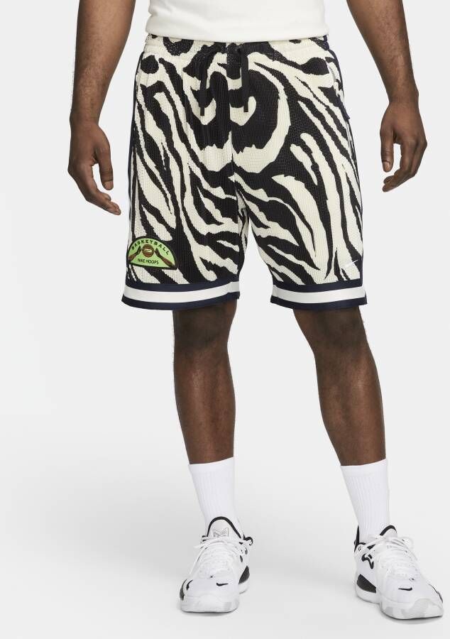 Nike Dri-FIT Premium basketbalshorts voor heren (20 cm) Wit