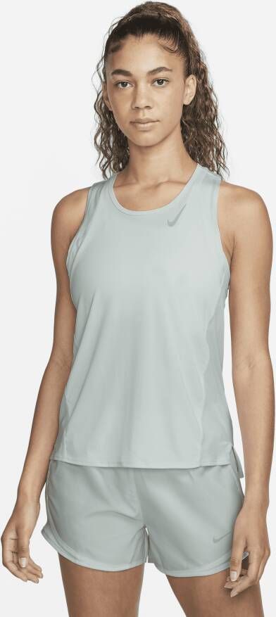 Nike Dri-FIT Race Hardloopsinglet voor dames Groen