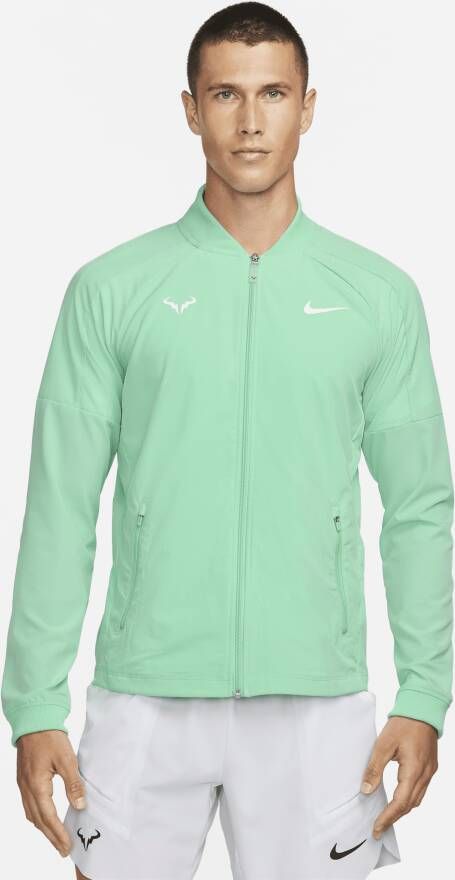 Nike Dri-FIT Rafa Tennisjack voor heren Groen