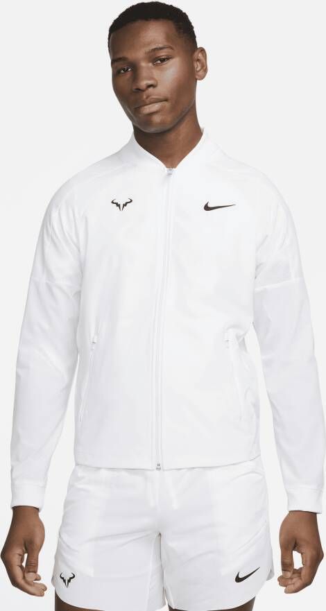 Nike Dri-FIT Rafa Tennisjack voor heren Wit