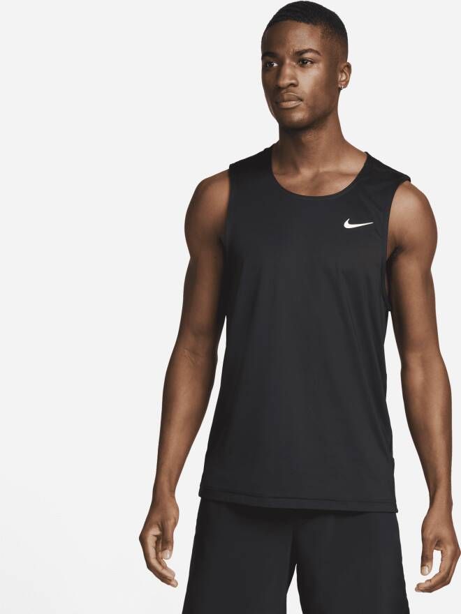 Nike Ready Dri-FIT fitnesstanktop voor heren Zwart