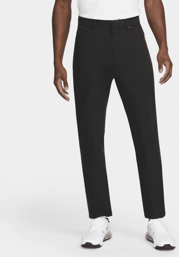 Nike Dri-FIT Repel Golfbroek met aansluitende pasvorm en vijf zakken voor heren Zwart
