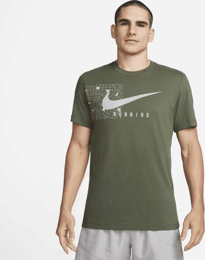 Nike Dri-FIT Run Division Hardloopshirt voor heren Groen