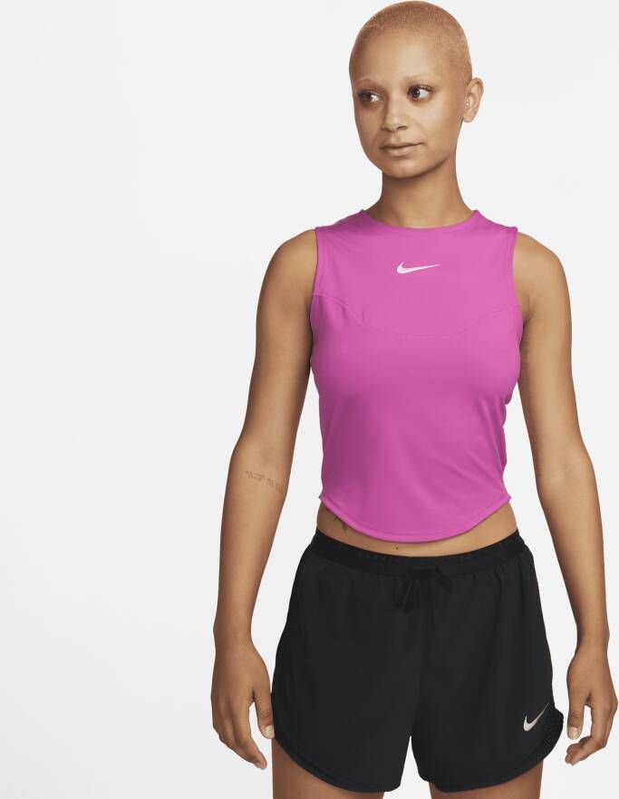 Nike Dri-FIT Run Division Hardlooptanktop voor dames Roze