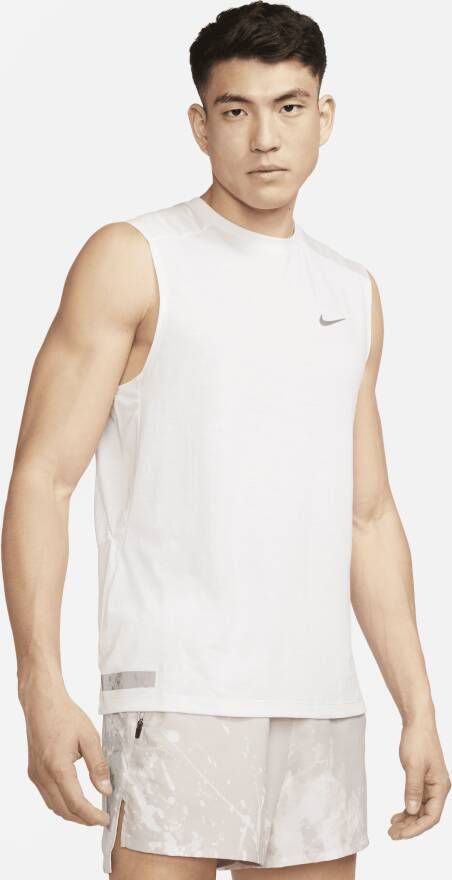 Nike Dri-FIT Run Division Rise 365 Hardlooptanktop voor heren Grijs